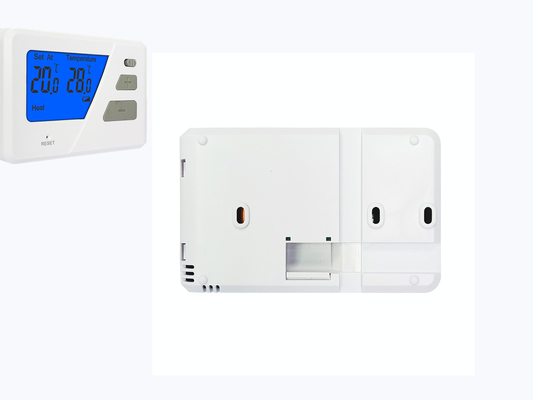 Elektrikli Isıtma Sistemi için Mavi Aydınlatmalı Dijital Kablolu Oda Termostatı