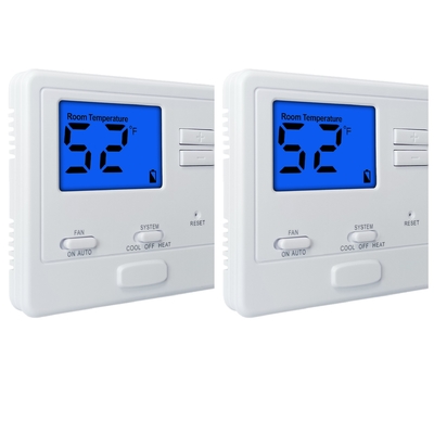 Plastik HVAC Termostat / Klima Akıllı Ev Isıtma Kontrol Termostatı