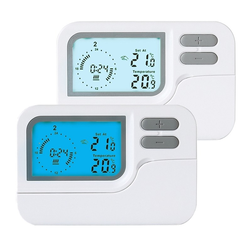 48 Saat ve 2 Sıcaklık günlük Haftalık Programlanabilir Oda Termostatı