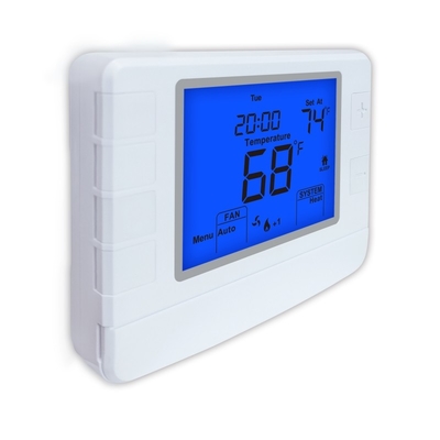 Riseem Omron Relay Heat Pump Programmable Air Conditioner Thermostat With Humidity Control