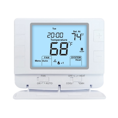 Riseem Omron Relay Heat Pump Programmable Air Conditioner Thermostat With Humidity Control