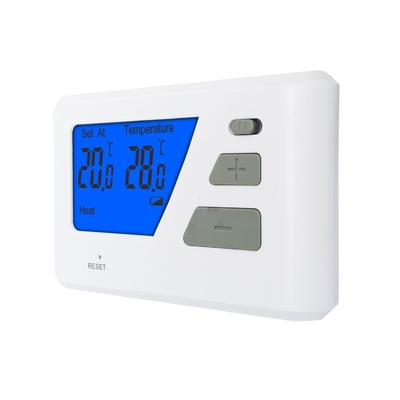 Riseem Blue Backlight Digital Wired Non-programmable Room Thermostat For Electric Heating System