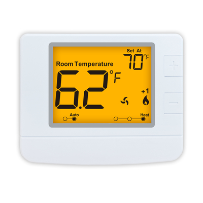 White Digital Room Thermostat with LCD Display for Temperature Control