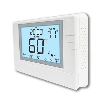 Coiiwsei thermostat 24VAC Non Programmable HVAC Thermostat 2Heat 2 Cool for Home Use RTH702
