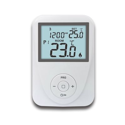 White LCD Display Underfloor Heating Room Thermostat for Underfloor Heating Systems Compatibility