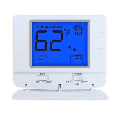 Non-programmable Wireless Room Thermostat with Wi-Fi 2.4GHZ Smart Life Works With Alexa Material Anti-flammable PC ABS