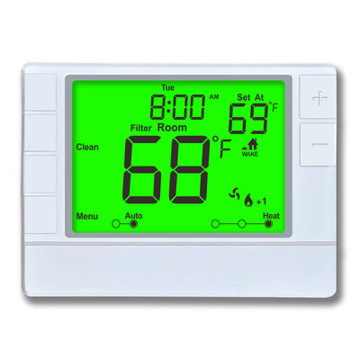 Coiiwsei 5/1/1 Day Programmable Heat Pump Thermostat 2 Heat/1 Cool DIY Instal with 5.92 sq. Inch Display  RTH725
