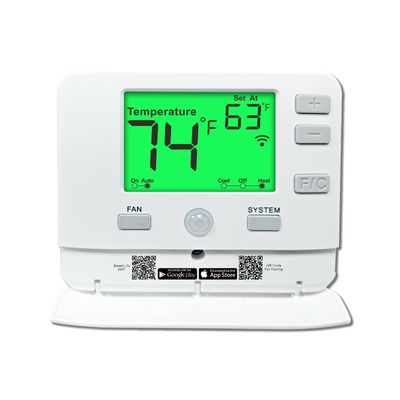TUYA WIFI Infrared Human Sensor Wireless PTAC Thermostat for Energy-saving Mode Temperature Ranges 32°F 99°F
