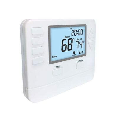 Riseem 7 Day Programming Air Source Heat Pump Smart Thermostat W2 Terminal Designations for Optimal Comfort and Energy Savings