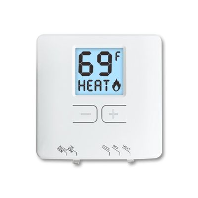 Riseem COOL System Operation Mode Non Programmable Thermostat with 1.89 Sq.in. Display Size 3.78" W X 3.93" H X 0.98" D