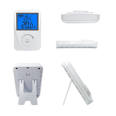 Boilers Heating Wireless Room Thermostat Non-programmable Offering Transmission Distance Approx 50m in Open Terrain Designed for Heating System Control