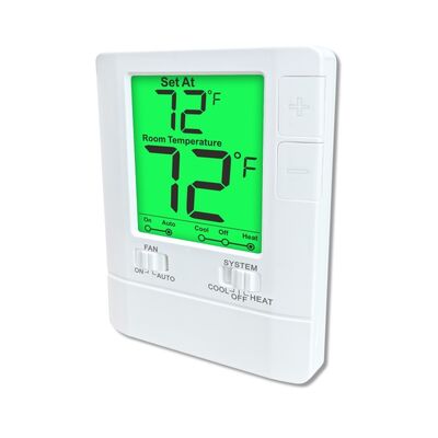 Compressor Delay Protection 5 Minutes Wired Temperature Controller simple thermostat Providing Physical Dimensions 86mm W 125mm H 27mm D For Refrigeration Control