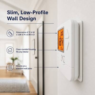 Suuwer Keep Your Home Comfortable and Save Energy with a 7 Day Programmable Thermostat Digital Display