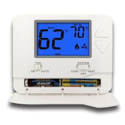 Riseem HVAC Digital Non Programmable Home Thermostat Blue Backlight LCD Display