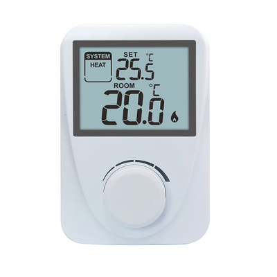 Temperature Controller Wired Room Riseem Thermostat With Bat - Low Indicator