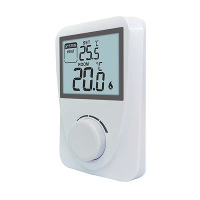 Temperature Controller Wired Room Riseem Thermostat With Bat - Low Indicator