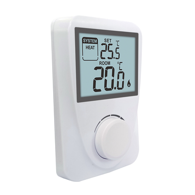 Temperature Controller Wired Room Riseem Thermostat With Bat - Low Indicator