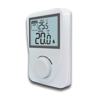 Riseem Non - Programmable Digital Heating Thermostat In White Color ABS + PC Material