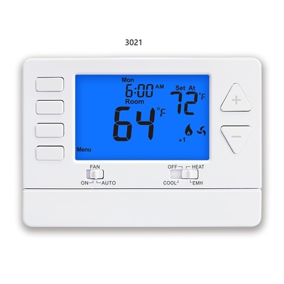24VAC Non Programmable Heat Pump Heating Room Riseem Thermostat With NTC Sensor