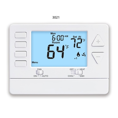 24VAC Non Programmable Heat Pump Heating Room Riseem Thermostat With NTC Sensor