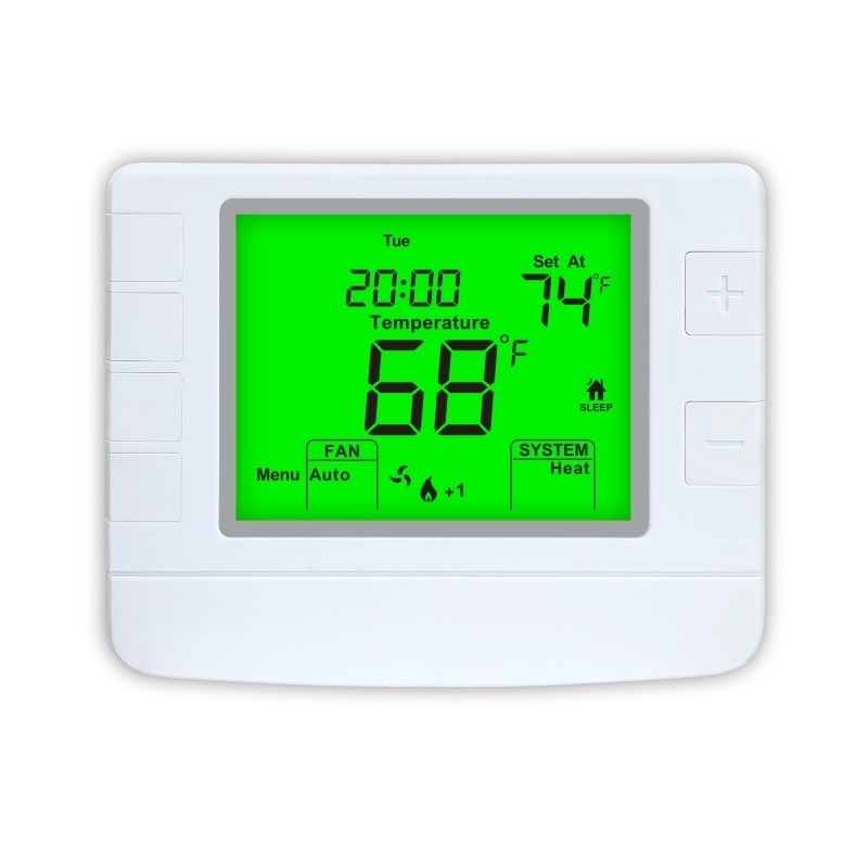 Riseem Omron Relay Heat Pump Programmable Air Conditioner Thermostat With Humidity Control