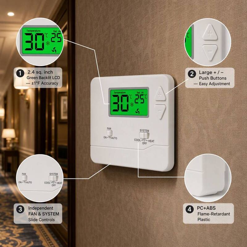 Miuputake Advanced Wired Temperature Controller with Manual/Automatic Control 5-35C Temperature Range
