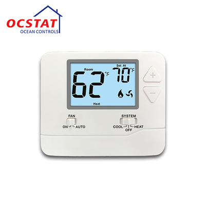 PTAC Kablolu Termostat Programlanamayan PTAC 2H/1C Isı Pompası veya 1H/1C Geleneksel STN731