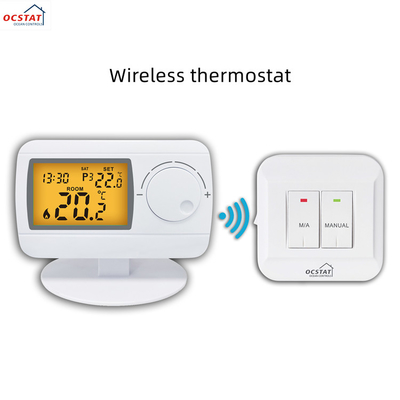 Riseem NTC Dijital Termostat Elektrik Isı için Gaz Kazanı için Frekans 868MHZ