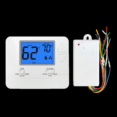 Riseem Yangın geçirmez ABS Dijital Kablosuz Programlanamaz Oda PTAC HVAC Sistemi için Termostat