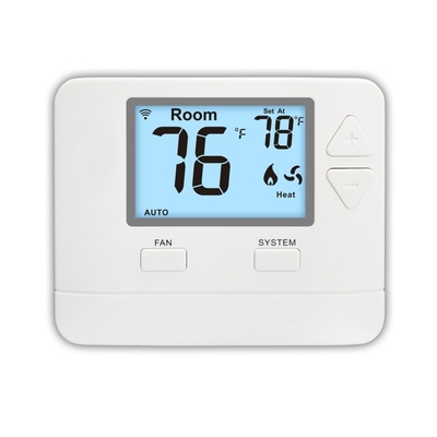 Riseem Klima Akıllı WiFi Dijital Termostat HVAC STN701W 24V Beyaz ABS