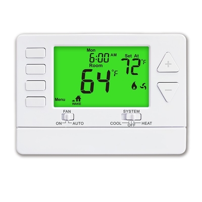 Riseem Mavi LCD Arkaplan Dijital Programlanabilir Oda Termostat HVAC Sistemi için