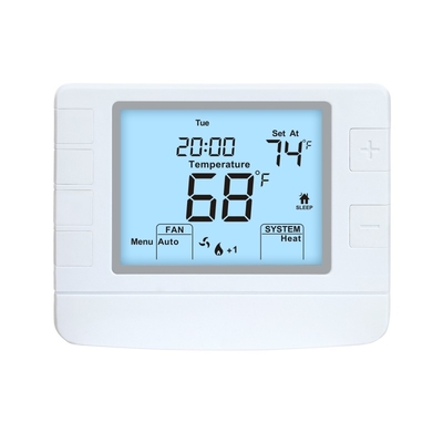 Riseem ısı pompası menüsü çalıştırılabilir programlanabilir HVAC termostat, klima sıcaklık kontrolörü oda termostat