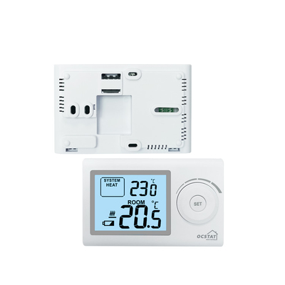 Riseem ABS Beyaz LCD Ekranı Programlanamayan Dijital Ev Termostatı Isıtma