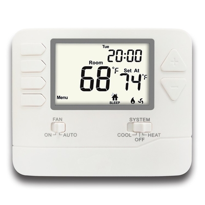 Riseem 2 Heat / 2 Cool 24V HVAC Programlanabilir Oda Termostat Isıtma ve Soğutma Sistemi