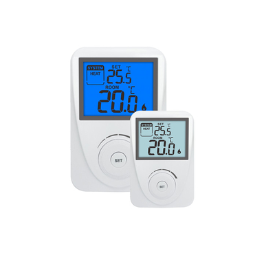 Riseem Yüksek Doğruluklu Dijital Oda Isıtma Termostatı ≤3W Güç Sıcaklığı Kontrolü ile 220V