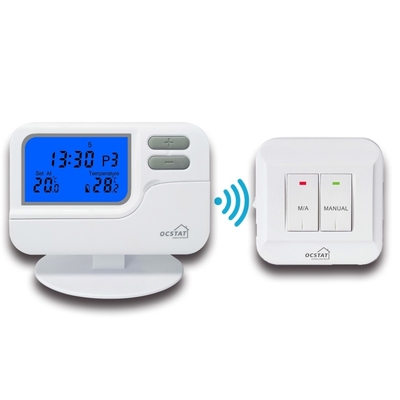 Riseem 230V LCD Sistemi Dijital Oda Termostatı 7 Gün Programlanabilir Kaldırma için Sıcaklık Kontrolörü