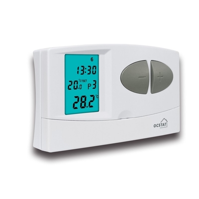 Riseem Pil Akışı Sıcaklık Kontrolü Isıtma 7 Gün Programlanabilir Kablolu Dijital Oda Termostatı 230V ile