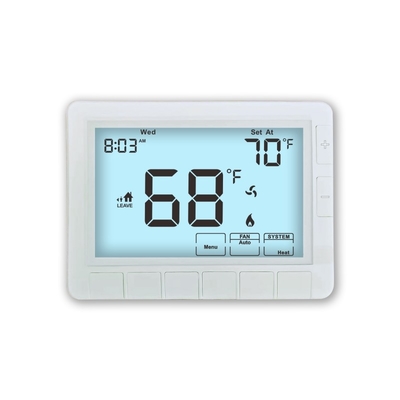 Riseem Yeni Pil Beyaz 24V LCD Programlanabilir Elektronik Klima 1 Sıcaklık 1 Soğukluk HVAC Sistemi için Termostat