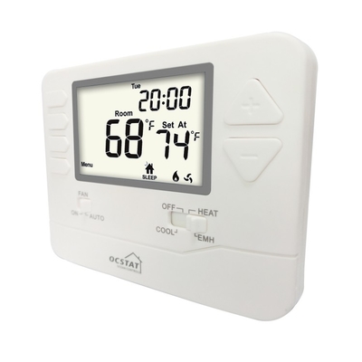 24 V LCD Elektrikli Programlanabilir Sıcaklık Pompası Acil Sıcaklıklı Termostat