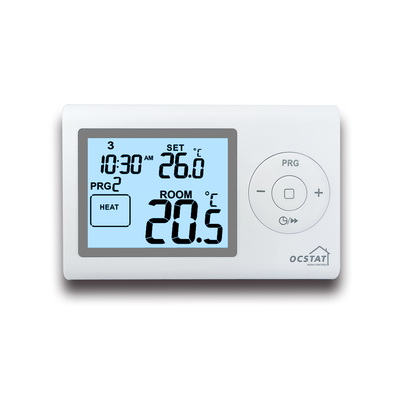 230V 7 Gün Programlanabilir LCD Kablolu Dijital Isıtma Elektronik Oda Termostatı