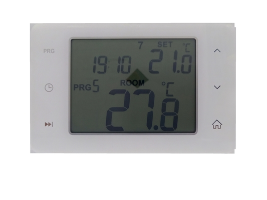 Uzun Ömürlü Performans Programlanamayan Bilgisayar Odası Yükseltilmiş Döşeme Termostatı, LCD Ekranlı
