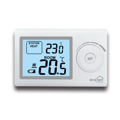 230V Programlanamayan Dijital Isıtma Bataryası Çalıştırılan Oda Termostatı