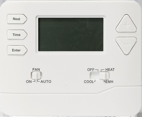 Beyaz Programlanabilir Oda Termostati Tam sıcaklık kontrolü için pil ile çalıştırılır