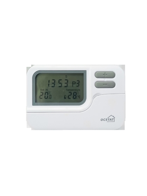 Ayarlanabilir Kablolu Oda Termostatı Ev İçin 0.5C Sıcaklık Ayarı ABS Kasa