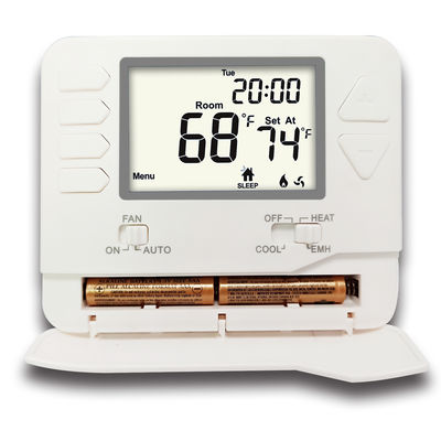 24V Isı Pompası 2H1C Programlanabilir Termostat, LCD Ekranlı
