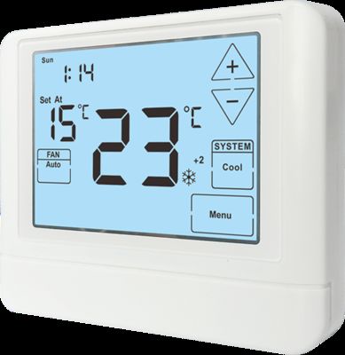 Programlanamayan Beyaz Dijital Oda Termostatı Sıcaklık Kontrolü Verimliliği İçin