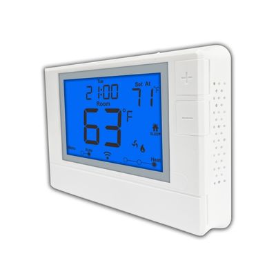 Coiiwsei Mavi LCD Ekran Akıllı Sıcaklık Kontrol Cihazı Otellerde ve Evlerde İç Mekan Kullanımı İçin