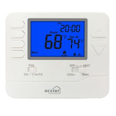 Heagstat NTC Sensörü ve Yanmaz ABS PC 7 Gün Programlanabilir Termostat Isı Pompası Kontrolü