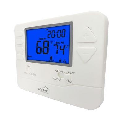 Heagstat 24V 2 Isı 1 Soğuk Ayarlanabilir Programlanabilir Ev Termostatı Isı Pompası