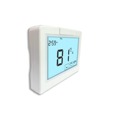 Sıcaklık Kontrol Aralığı 44°F ila 90°F Elektronik Oda Termostatı, Yardımcı veya Acil Isıtma Olmadan 1H 1C Isı Pompalı, İklimlendirme Sistemleri için İdeal